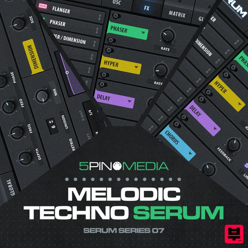 5Pin Media Melodic Techno Serum - Melodic Techno