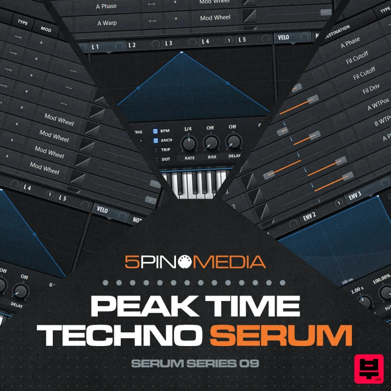 5Pin Media Peak Time Techno Serum - Professional Music Instrument Photo