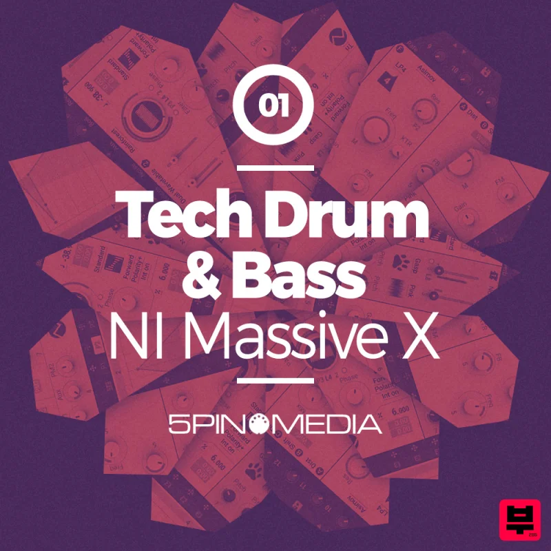 5Pin Media Tech Drum & Bass NI Massive X