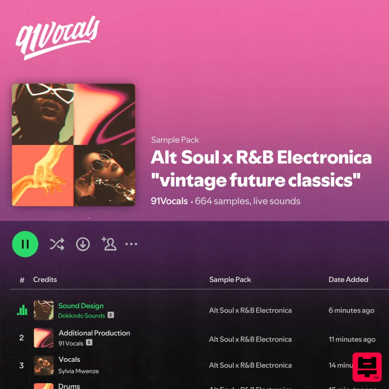 91Vocals Alt Soul x R&B Electronica - Soul and RnB