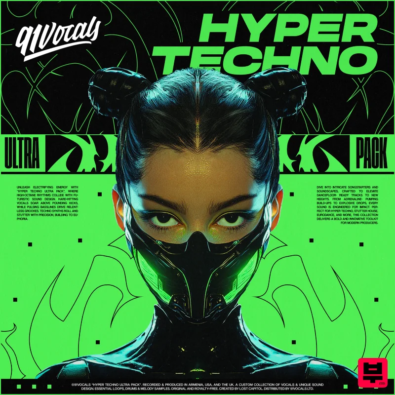 91Vocals Hyper Techno Ultra Pack - EDM