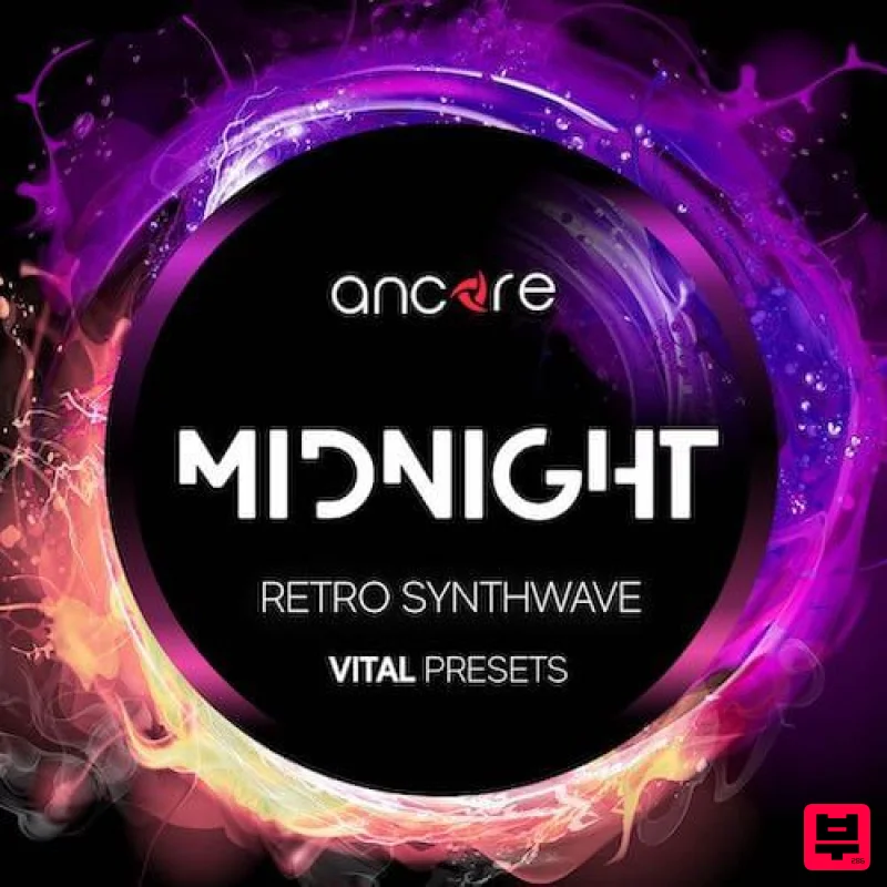 Ancore Sounds MIDNIGHT Synthwave Vital Soundset - Synthwave