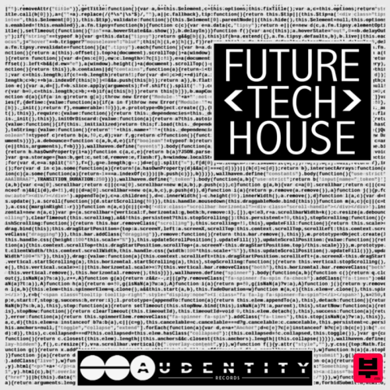 Audentity Records Future Tech House - Tech House