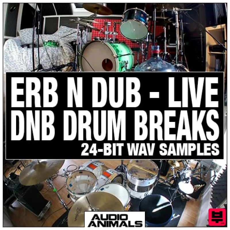 Audio Animals Erb N Dub - Live DNB Drum Breaks - Drum & Bass