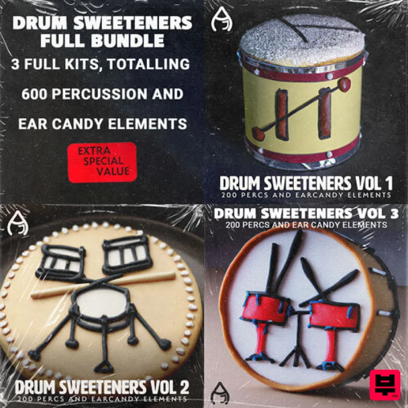 Audio Juice Drum Sweeteners 1-3 (Percs and Ear Candy) - Hip Hop