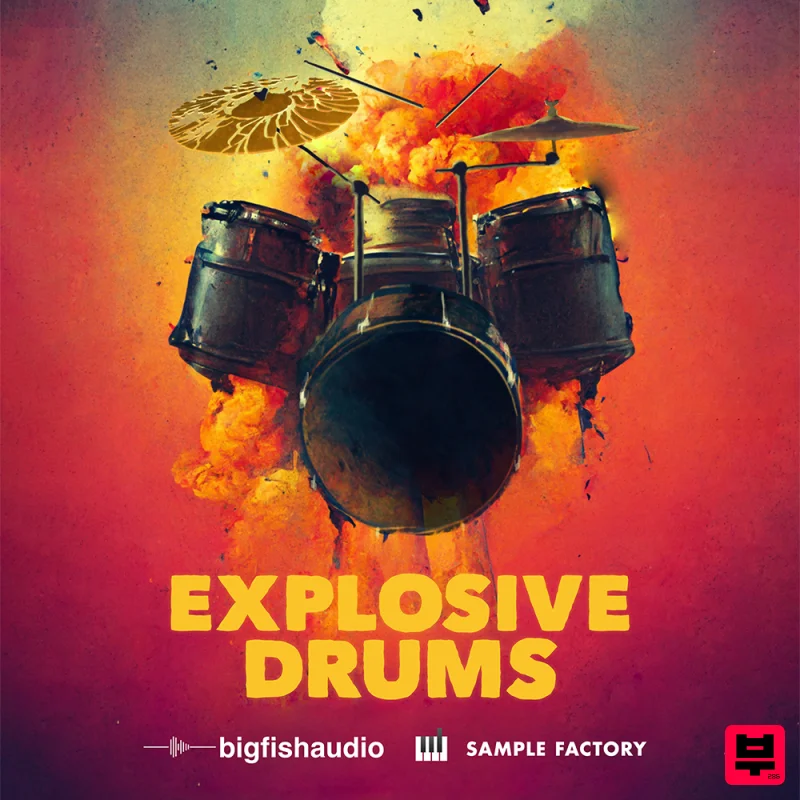 Big Fish Audio Explosive Drums - Rock