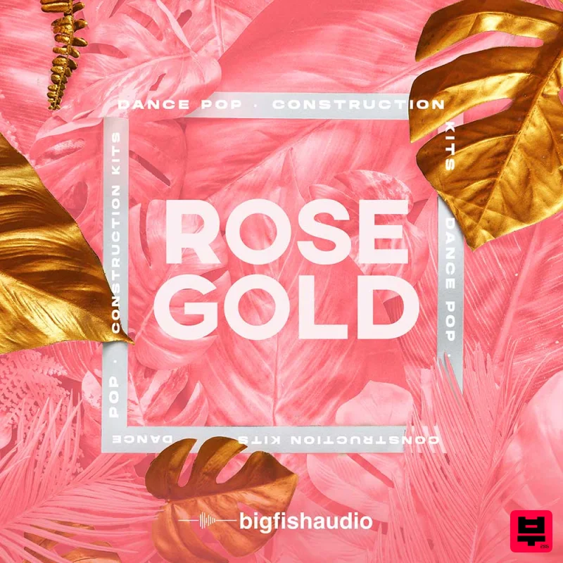 Big Fish Audio Rose Gold - Dance Pop Construction Kits - Professional Music Instrument Photo
