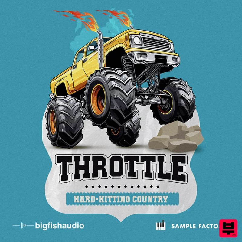 Big Fish Audio Throttle: Hard Hitting Country - Country