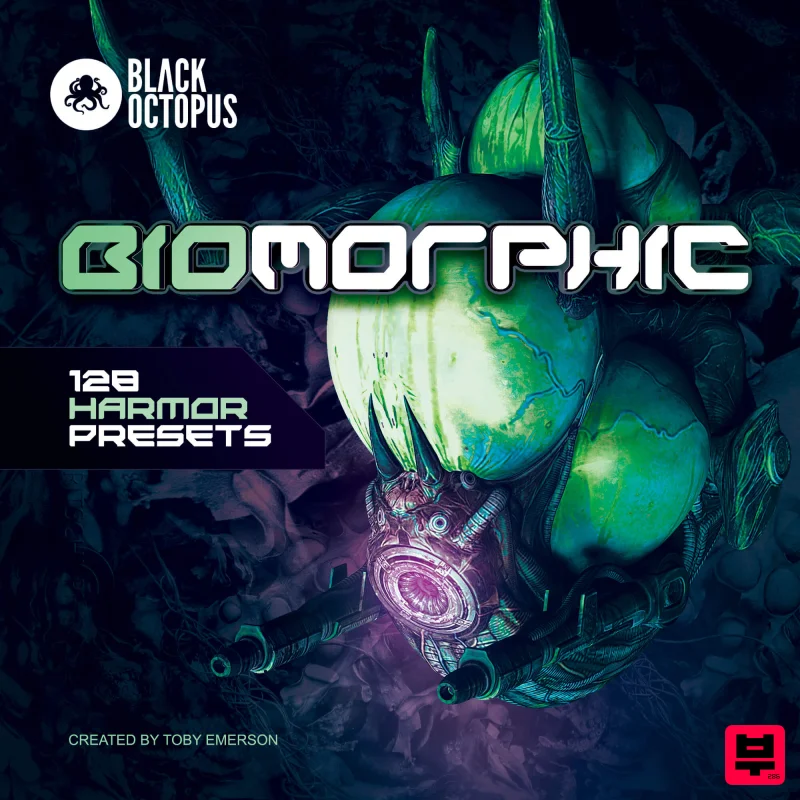 Black Octopus Biomorphic: 128 Harmor Presets - Dubstep