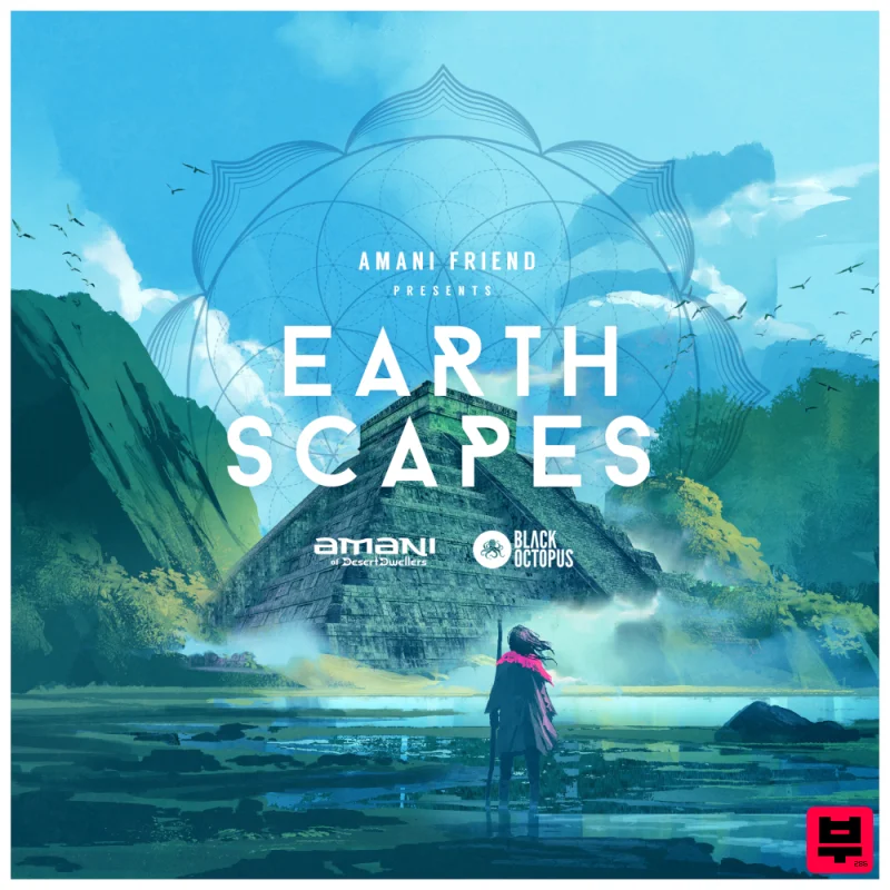 Black Octopus Earthscapes By Amani Friend 