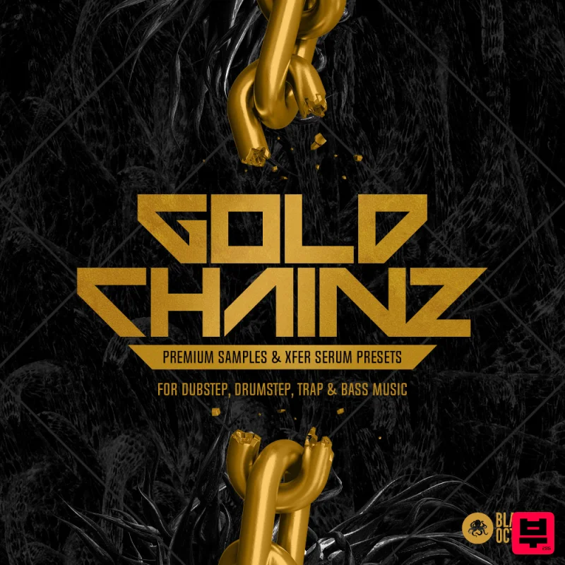 Black Octopus Gold Chainz - Trap