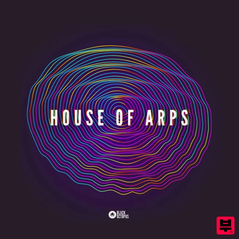 Black Octopus House of Arps - Professional Music Instrument Photo