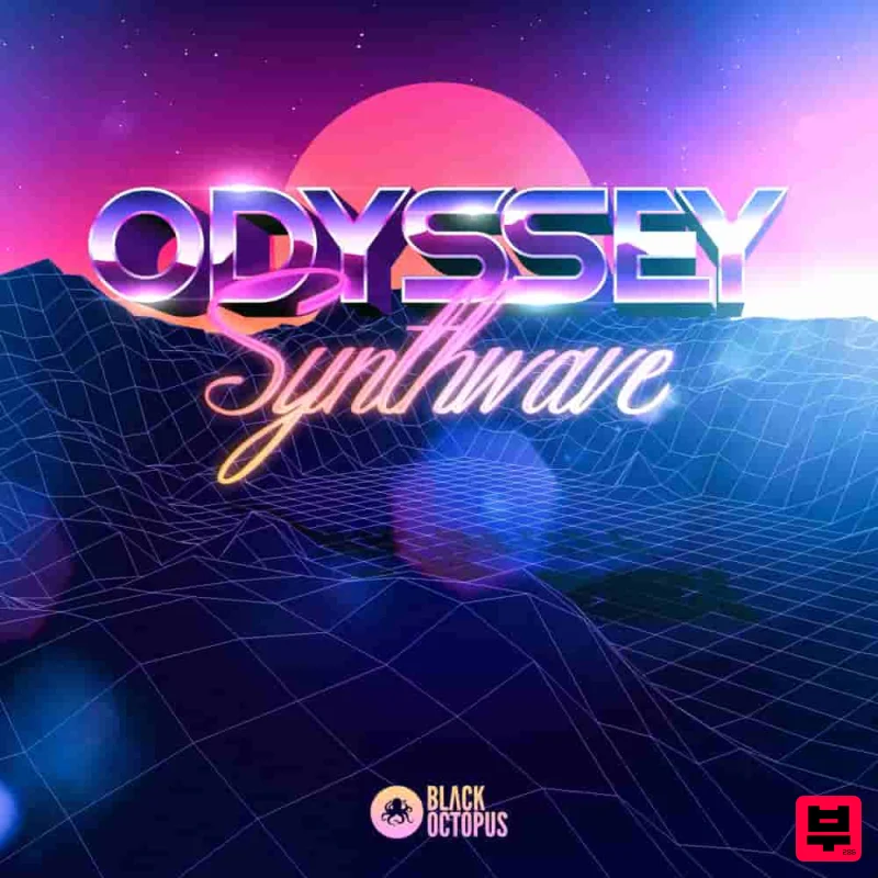 Black Octopus Odyssey Synthwave - Professional Music Instrument Photo