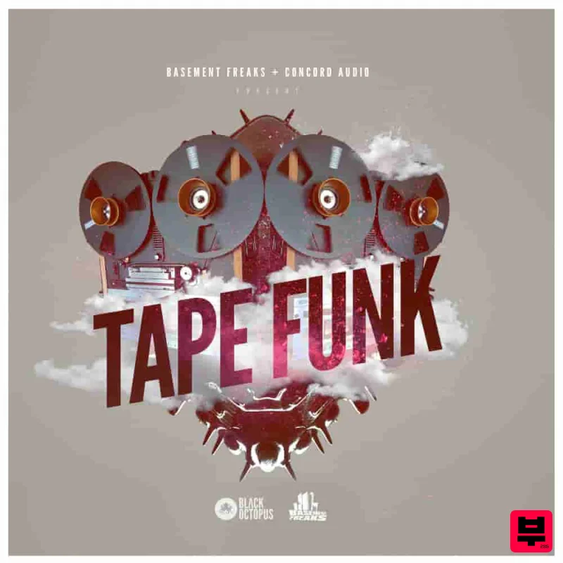 Black Octopus Tape Funk by Basement Freaks - Professional Music Instrument Photo