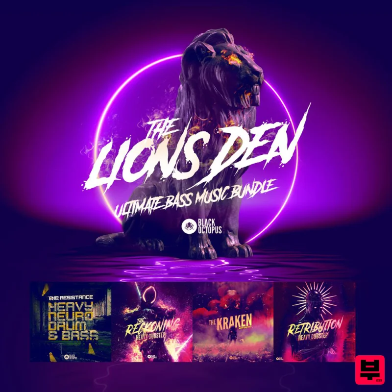 Black Octopus The Lion’s Den - Ultimate Bass Music Bundle - Dubstep