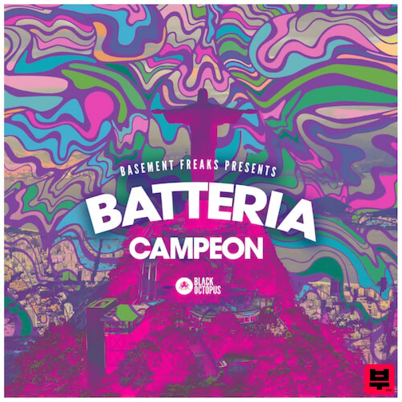 Black Octopus Batteria Campeon by Basement Freaks - Professional Music Instrument Photo