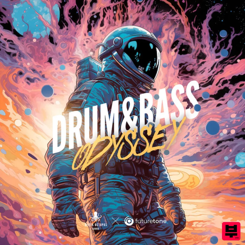 Black Octopus Drum And Bass Odyssey by Futuretone - Drum & Bass