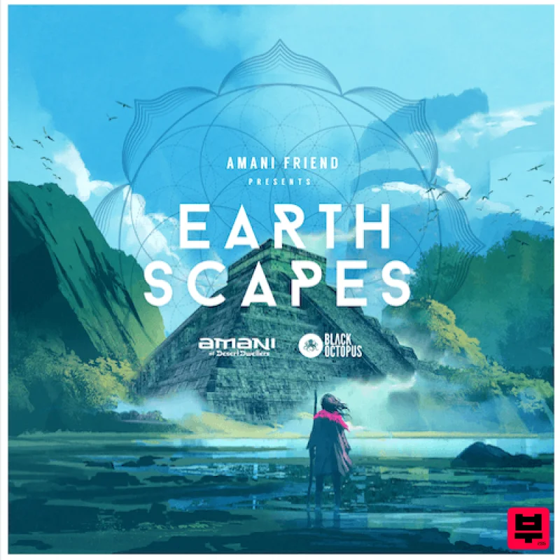 Black Octopus Earthscapes by Amani Friend - Garage