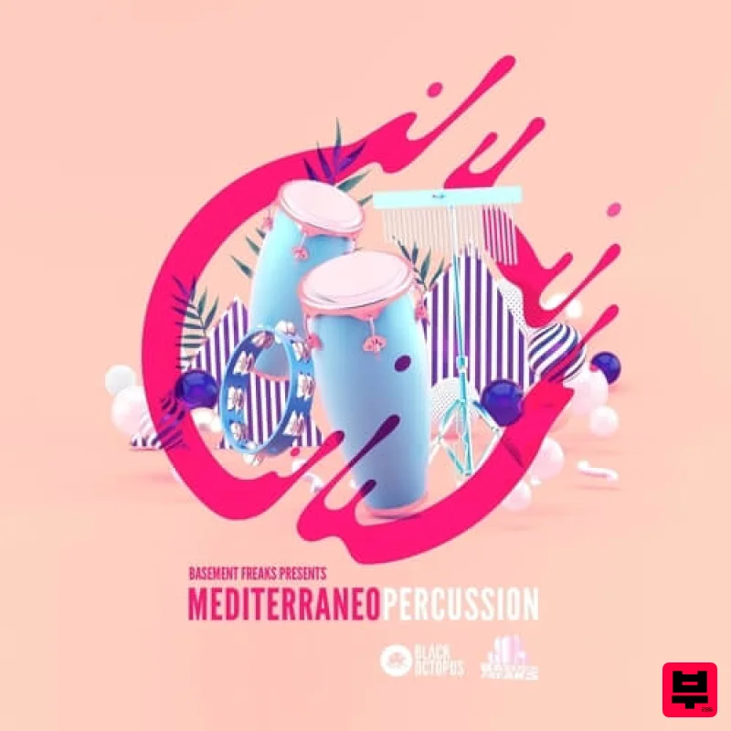 Black Octopus Mediterraneo Percussion by Basement Freaks - Professional Music Instrument Photo