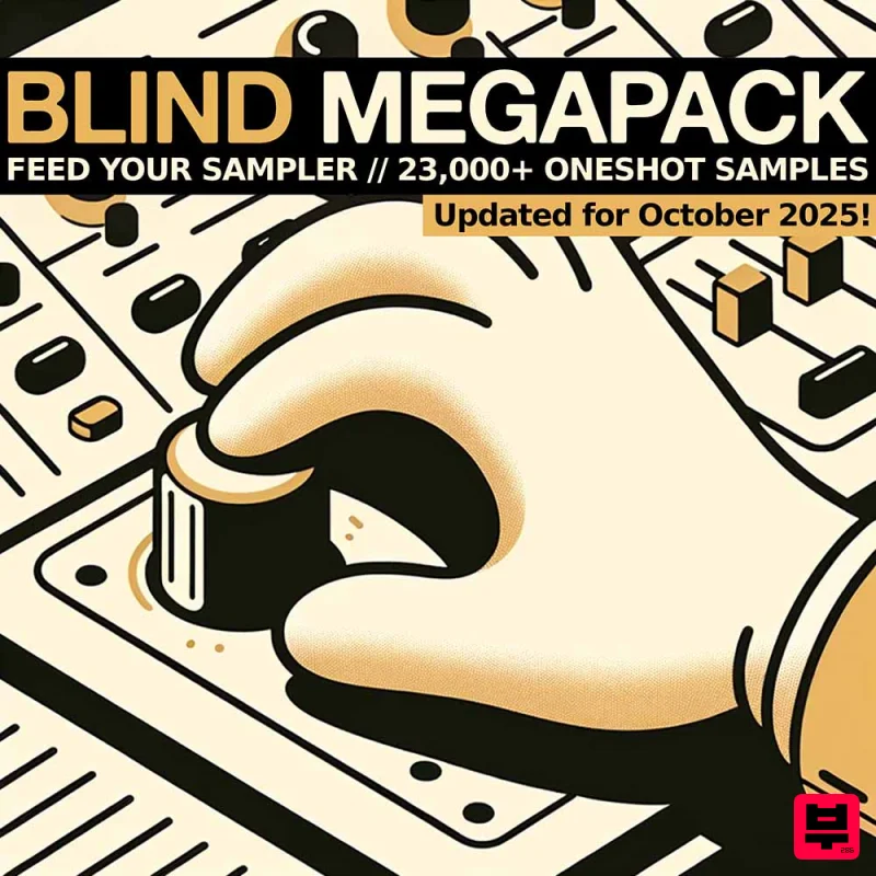Blind Audio Feed Your Sampler: One-Shot Megapack - Electronica
