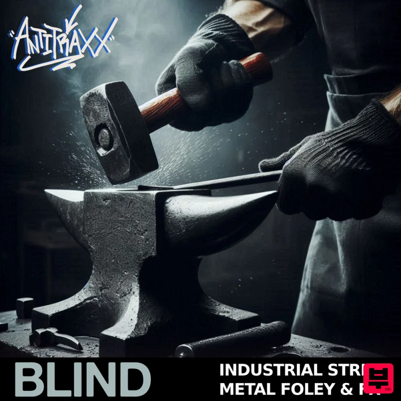 Blind Audio Industrial Strike - Metal Foley & FX - Industrial Techno