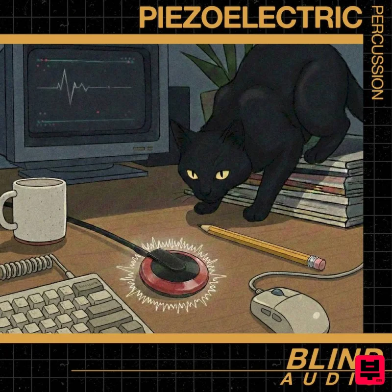 Blind Audio Piezoelectric Percussion - Downtempo