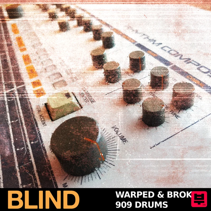 Blind Audio Warped & Broken 909 Drums - Techno