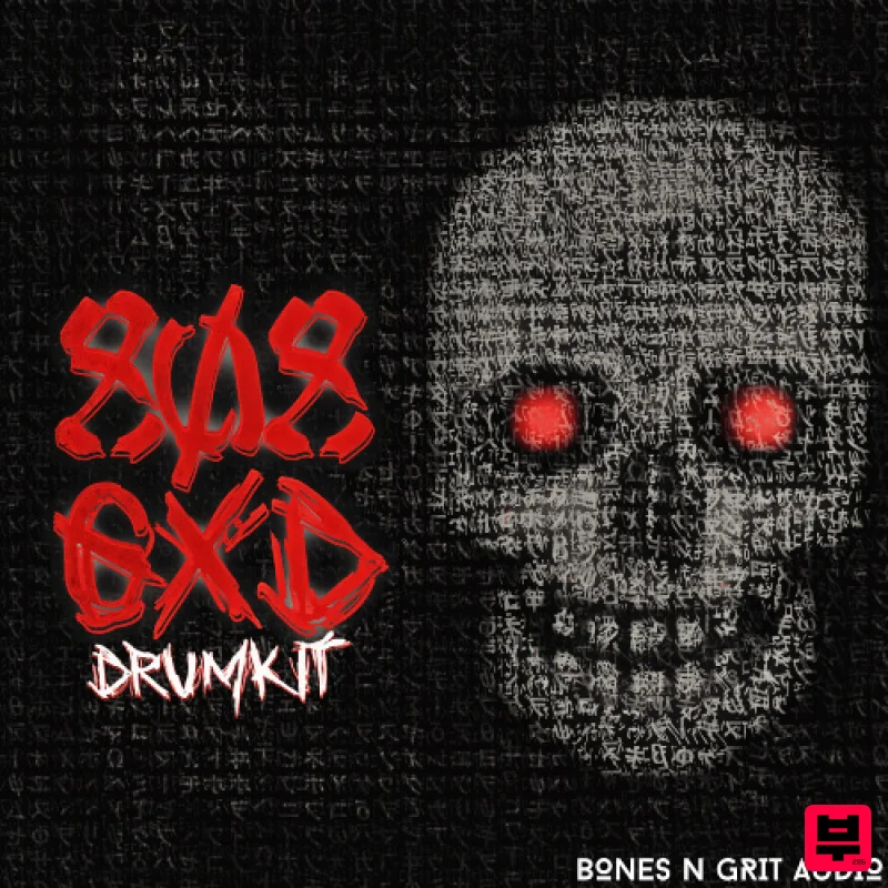 Bones N Grit Audio 808 GXD DRUM KIT - Hip Hop