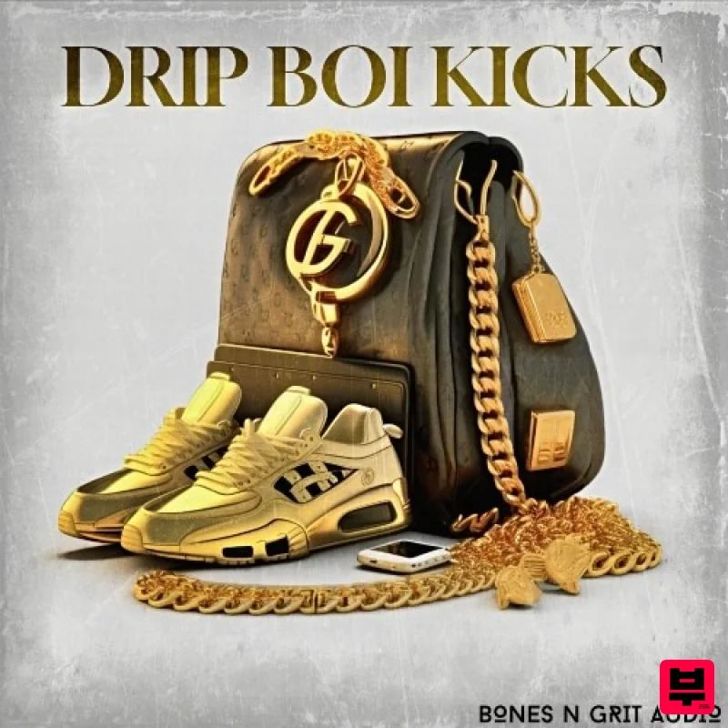 Bones N Grit Audio DRIP BOI KICKS - Hip Hop