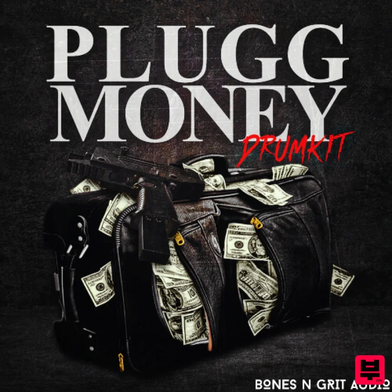 Bones N Grit Audio Plugg Money Drum Kit - Trap