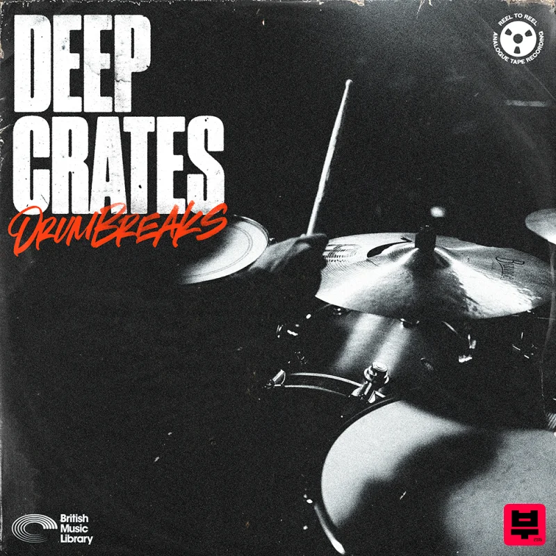 British Music Library Deep Crates Drum Breaks - Classic Hip Hop