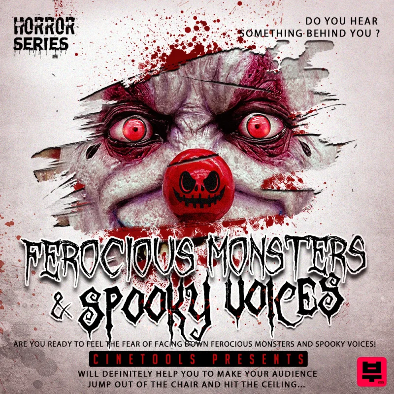 Cinetools Ferocious Monsters & Spooky Voices - Horror