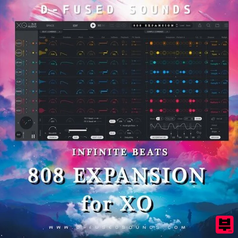 D-Fused Sounds Infinite Beats 808 Expansion for XO - Trap