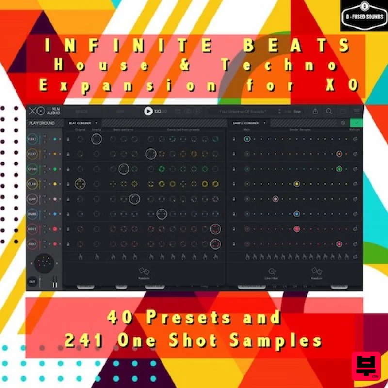 D-Fused Sounds Infinite Beats: House & Techno Expansion for XO - House