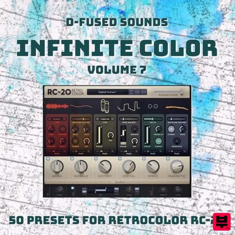 D-Fused Sounds Infinite Color Vol 7 (RC-20 Presets) - Professional Music Instrument Photo