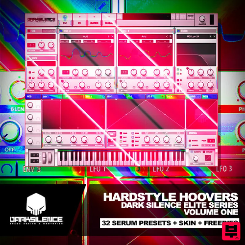 Dark Silence Hardstyle Hoovers Volume 1 for Xfer Serum - Hardstyle