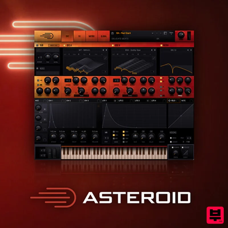 Delicate Beats Asteroid - Synthwave