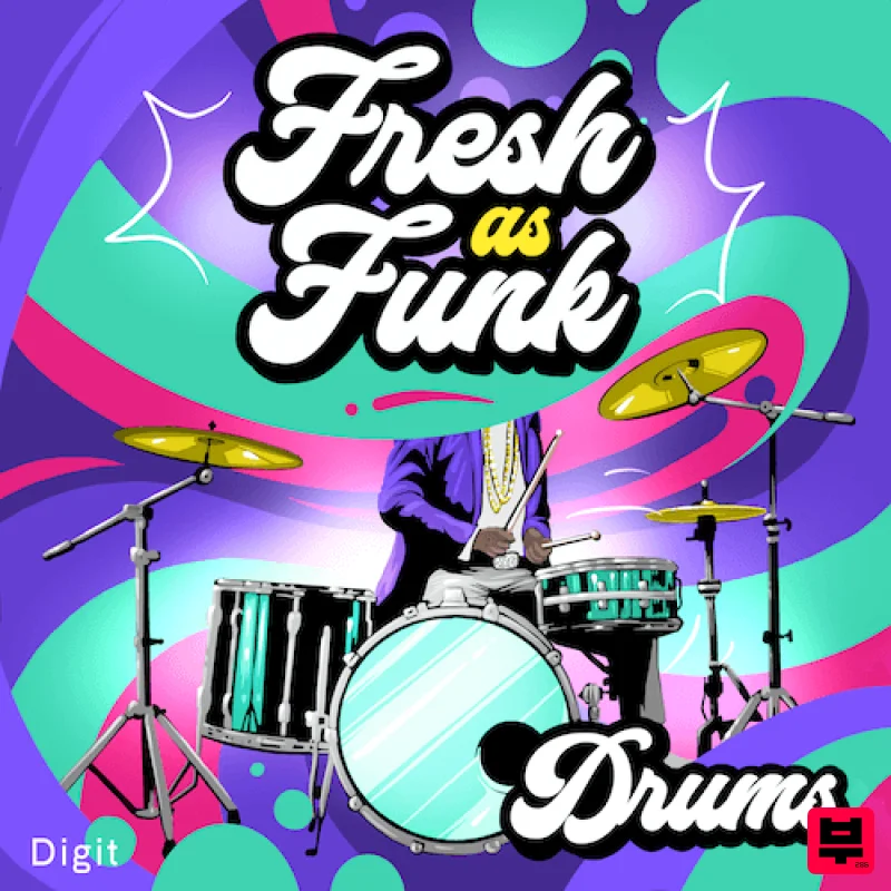Digit Sounds Fresh as Funk Drums - Professional Music Instrument Photo