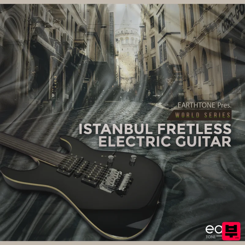EarthTone Istanbul Fretless Electric Guitar - Middle East