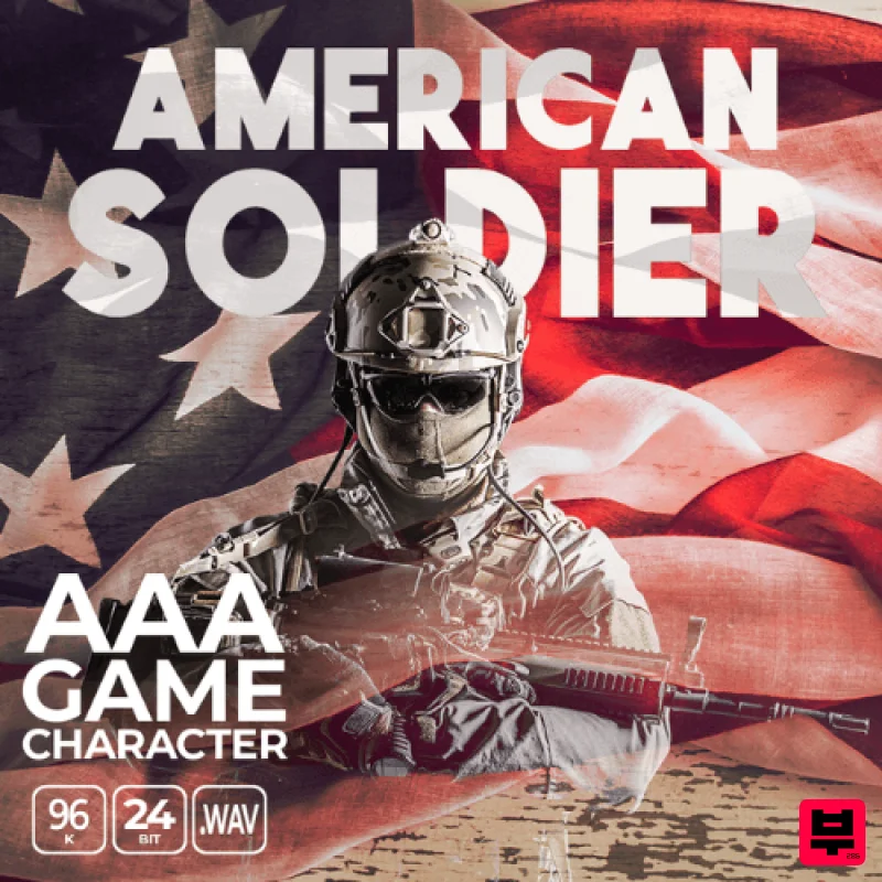 Epic Stock Media AAA Game Character American Soldier - Male - Professional Music Instrument Photo