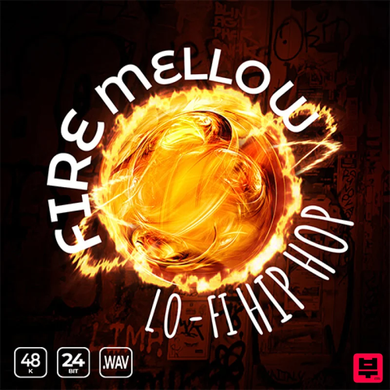 Epic Stock Media Fire Mellow Lofi Hip Hop - Professional Music Instrument Photo