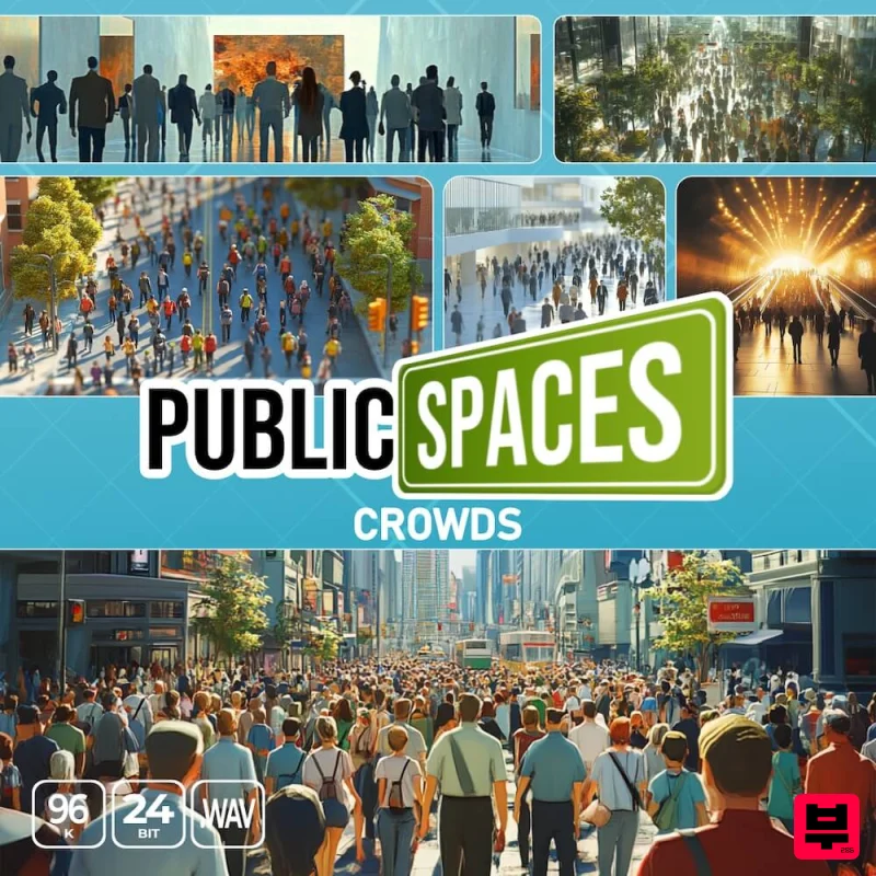 Epic Stock Media Public Spaces - Crowds Pt.1 - Sound Effect