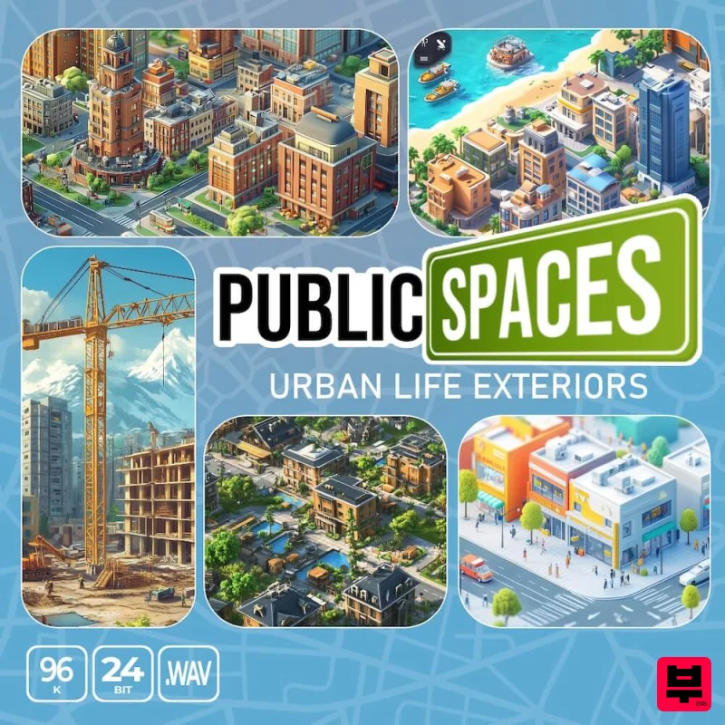 Epic Stock Media Public Spaces - Urban Life Exteriors - Sound Effect