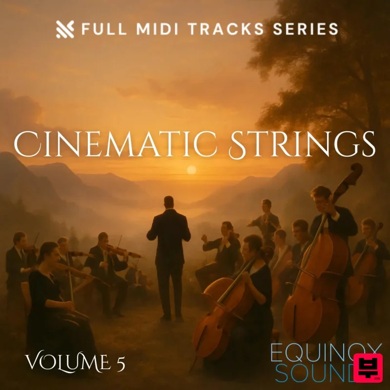 Equinox Sounds Full MIDI Tracks Series: Cinematic Strings Vol 5 - Professional Music Instrument Photo