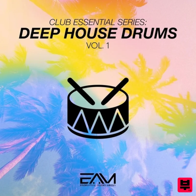 Essential Audio Media Club Essential Series: Deep House Drums Vol.1 - Professional Music Instrument Photo