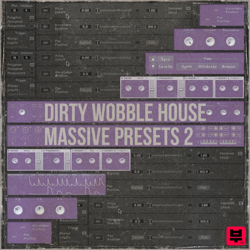 Famous Audio Dirty Wobble House: Massive Presets Vol 2 - Bass House