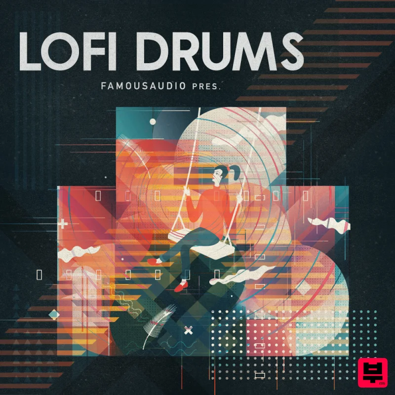 Famous Audio LoFi Drums - Professional Music Instrument Photo