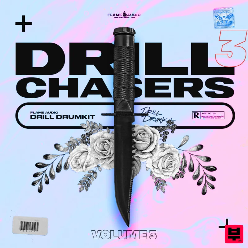 Flame Audio DRILLCHASERs 3: Hard-Hitting Trap Drums - Drill