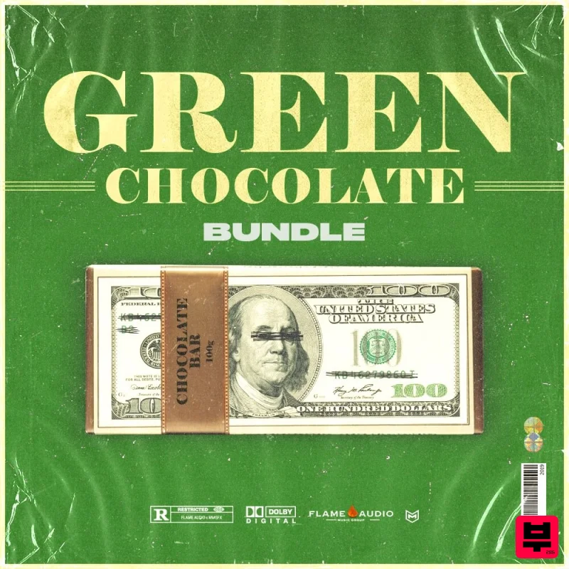 Flame Audio GREEN CHOCOLATE: 150 High-Quality Samples - Hip Hop