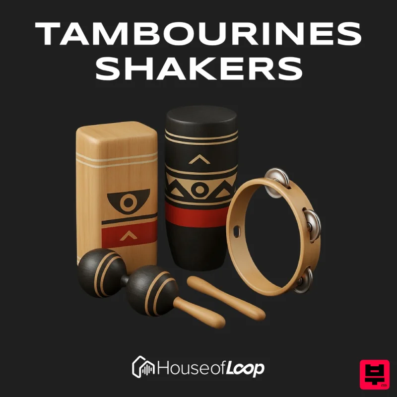 House Of Loop Tambourines & Shakers - Professional Music Instrument Photo